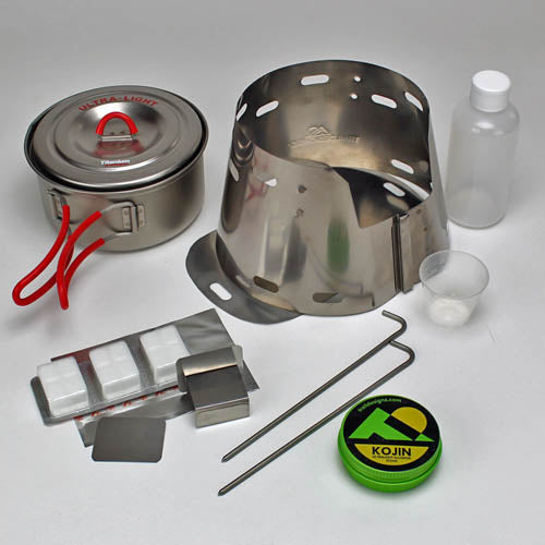 Evernew 600ml UL Pot + Sidewinder Ti-Tri Bundle