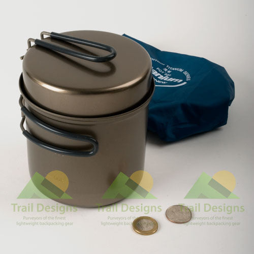 Evernew Titanium Ultra Light Deep Pot .9L (ECA265) – Trail Designs