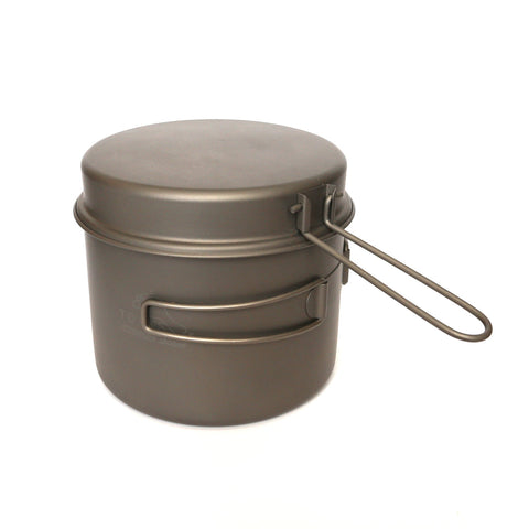 Titanium Pot and Pan Cookware Set 800 ml pot 400 ml pan only 170