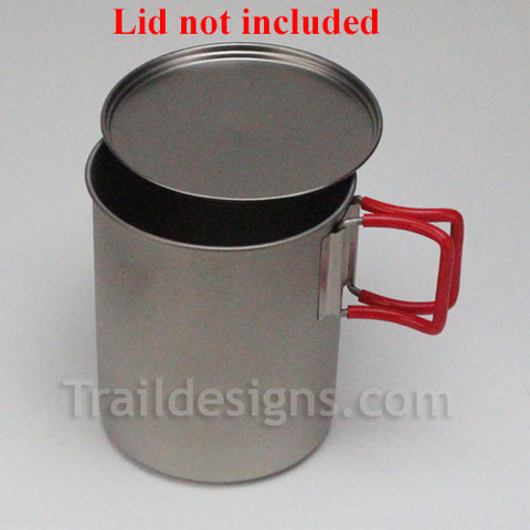 Evernew 760ml Ultra Light Titanium Pot/Mug (EBY270R) – Trail Designs