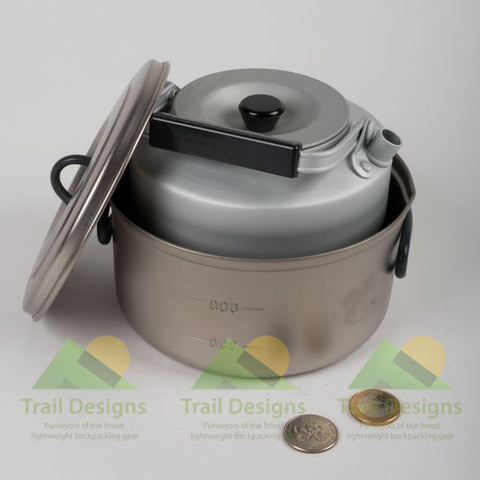 Evernew .75 L Ultralight Pasta Pot, Small (ECA521) – Trail Designs